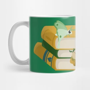 Moths and Books Mug